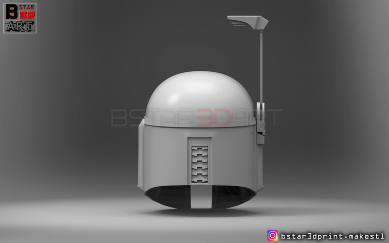 Boba Fett Helmet - Mandalorian Death watch Hemet 3D print model 3D Print 290349