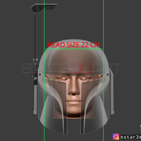 Boba Fett Helmet - Mandalorian Death watch Hemet 3D print model - Thumbnail 18