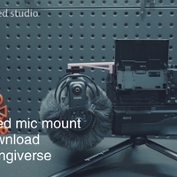 3D Printed Sony A6400 Microphone Mount | Unblock the flip screen - Thumbnail 1