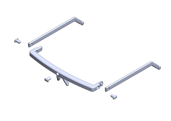 FACE SHIELD FRAME A1 3D Print 290381