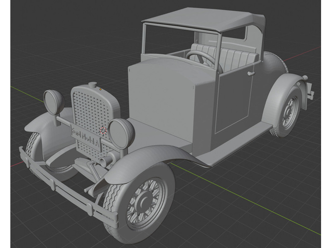 Ford Model A Roadster 1931 model 3D Print 290397