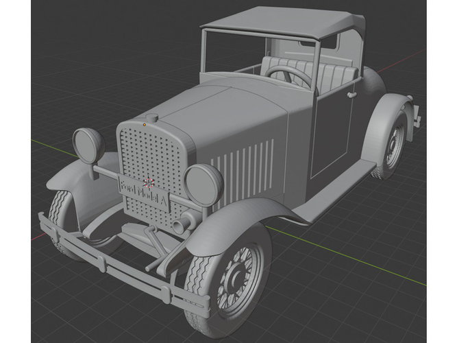 Ford Model A Roadster 1931 model 3D Print 290401
