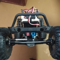 Axial SCX10 2 Steering servo plate on the axle - Thumbnail 1
