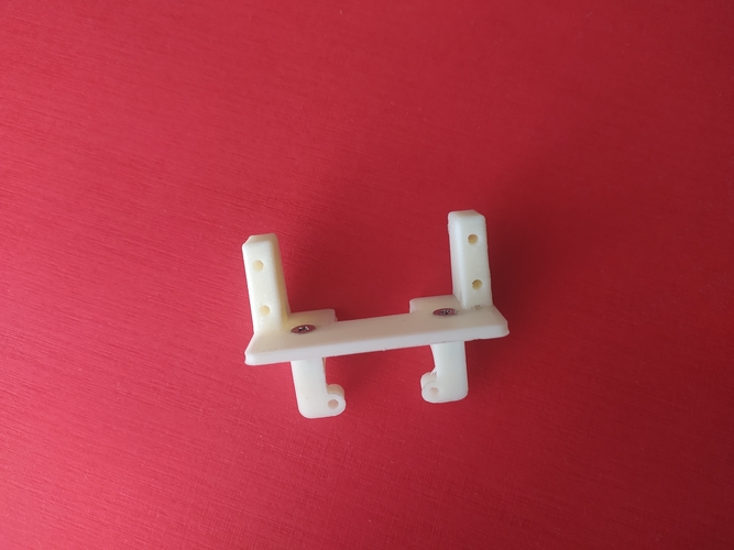 Axial SCX10 2 Steering servo plate on the axle 3D Print 290408