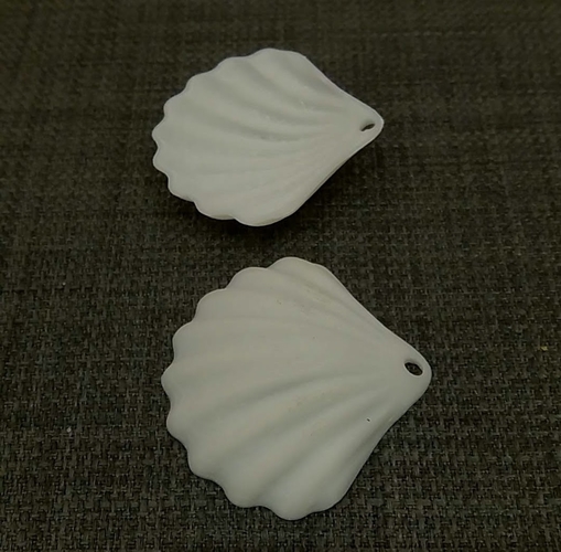 Seashell earrings 3D Print 290415
