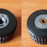 Small Double wheel for low bed trailer 3D Printing 290426