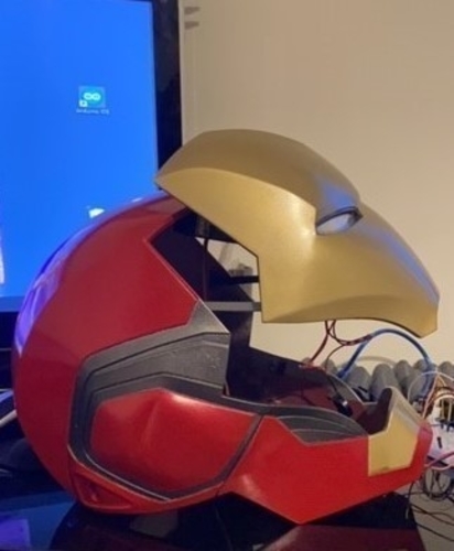 MK 85 Iron Man Helmet Hinge ​System 3D Print 290436