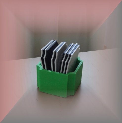 Coaster box and Coaster/Plate rack 3D Print 29044