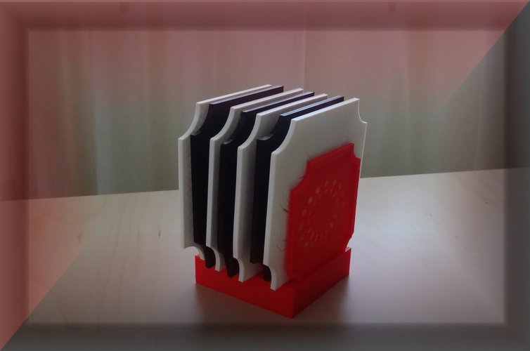 Coaster box and Coaster/Plate rack 3D Print 29045