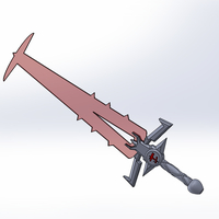 Small Crucible (Doom Sword) 3D Printing 290457