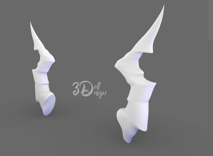 Cosplay Horns - Ch'en Arknights 3D Print 290486