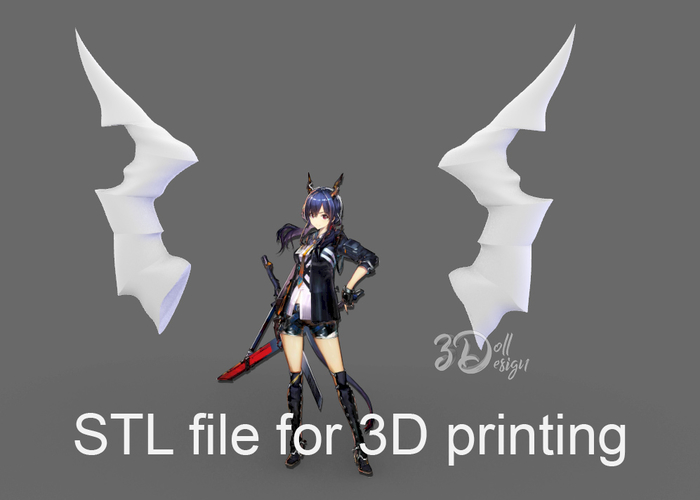 Cosplay Horns - Ch'en Arknights 3D Print 290487