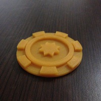 Small Poker Card Guard 3D Printing 29071