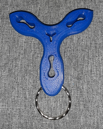 Self Defense Triangle Gripper Key-Chain 3D Print 290741