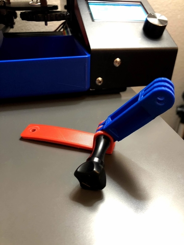 Adjustable GoPro Mount for 3D printers