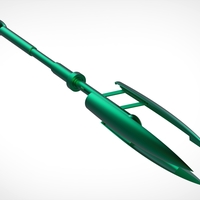 Small  TRIDENT from the movie Spider Man 2002 3D  model  3D Printing 290802