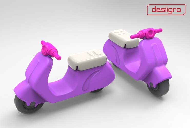 Gro-Scooter 3D in là sản phẩm vô cùng độc đáo và tân tiến. Với công nghệ in 3D, sản phẩm không chỉ đẹp mắt mà còn đảm bảo tính năng an toàn tuyệt đối. Bạn sẽ tự tin khi sử dụng và trở thành tâm điểm của mọi ánh nhìn khi di chuyển trên đường.