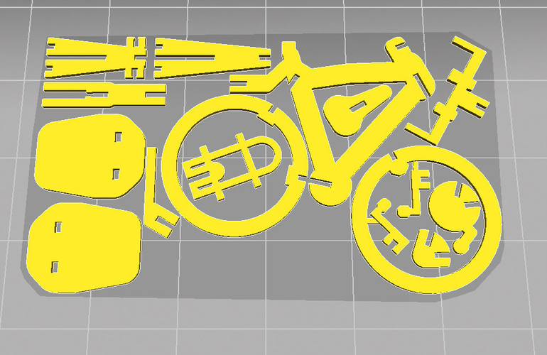  3D Puzzle-Bicycle 3D Print 292236