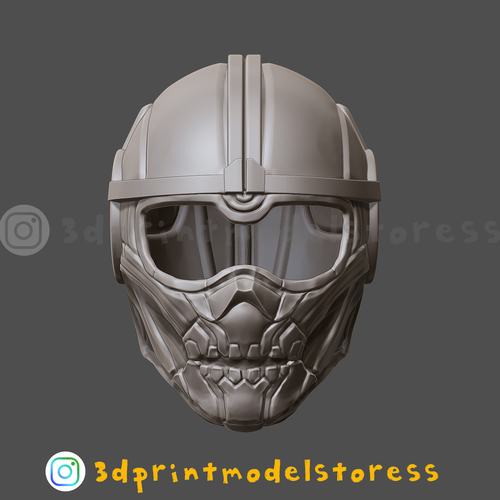 Taskmaster Mask Black Widow Marvel Helmet  3D Print 292334