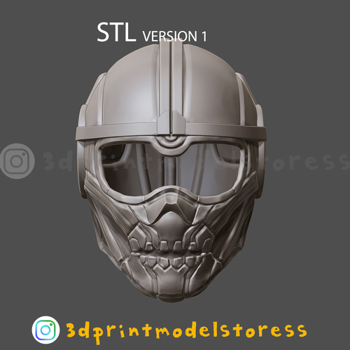 Taskmaster Mask Black Widow Marvel Helmet  3D Print 292339