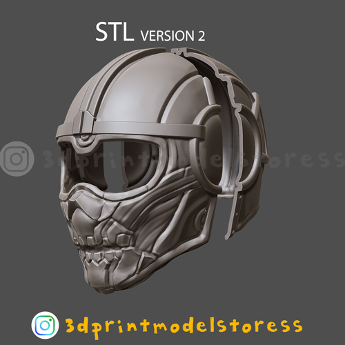 Taskmaster Mask Black Widow Marvel Helmet  3D Print 292340