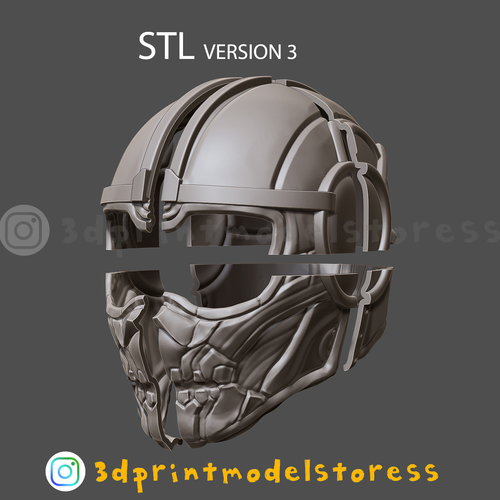 Taskmaster Mask Black Widow Marvel Helmet  3D Print 292341