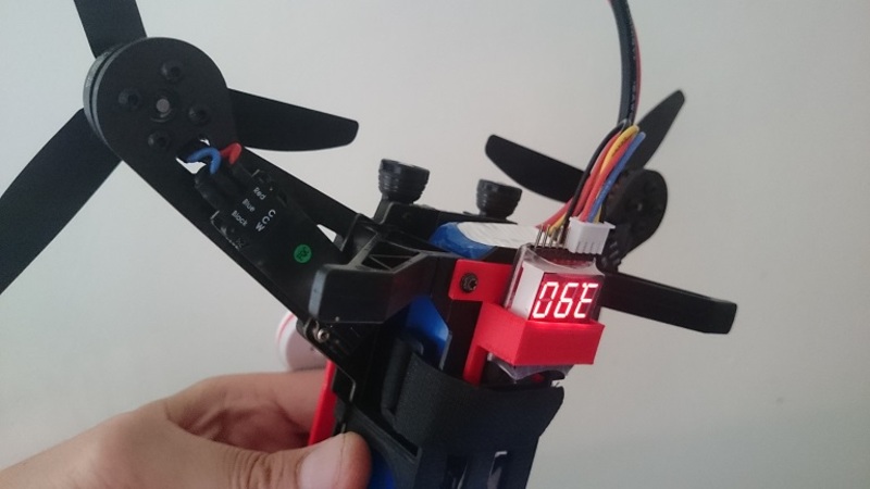 Walkera Runner 250 battery Impact beam with Lipo warner tray