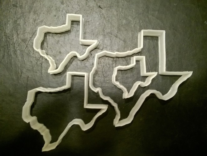 Texas Cookie Cutter, set of four