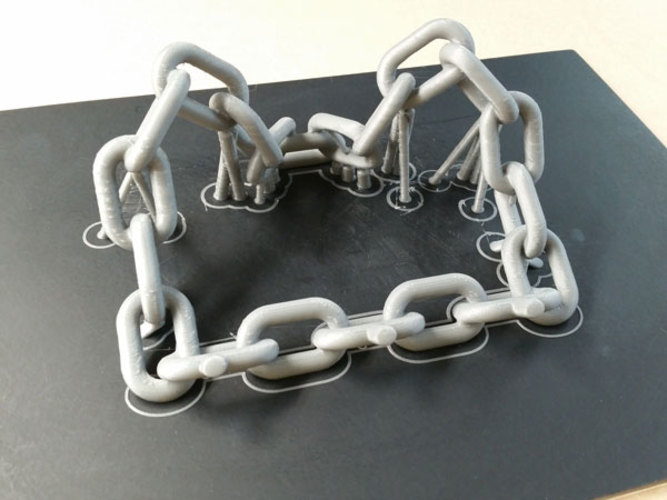 Chain Link Tablet Stand 3D Print 29327