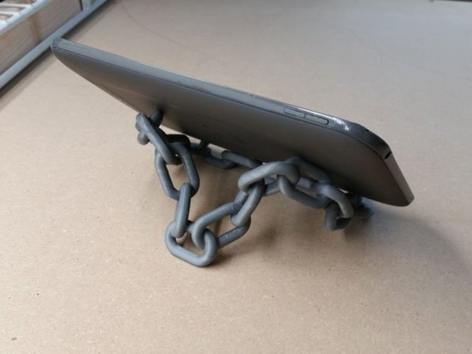 Chain Link Tablet Stand 3D Print 29331