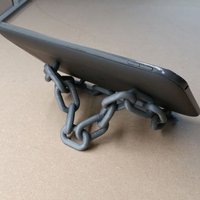 Small Chain Link Tablet Stand 3D Printing 29331