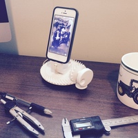 Gearhead iPhone 5/6 Dock, Spiral Bevel Gear 51T/17T, 3:1 Ratio - Thumbnail 4