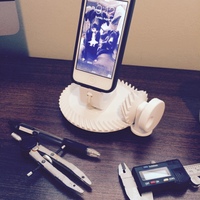 Gearhead iPhone 5/6 Dock, Spiral Bevel Gear 51T/17T, 3:1 Ratio - Thumbnail 5