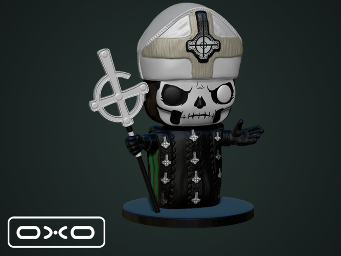 GHOST PAPA EMIRITUS - FUNKO POP CUTE CHIBI 3D Print 294083