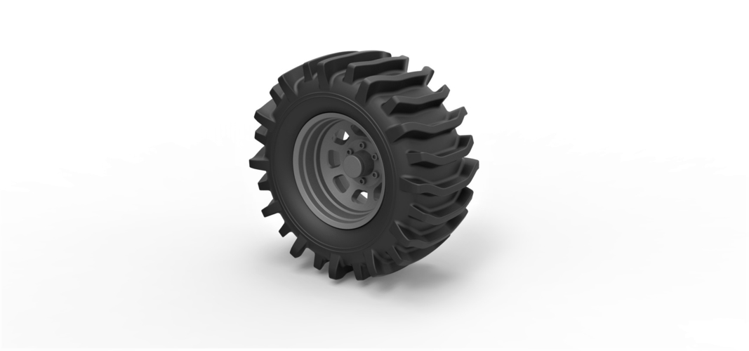 Diecast Offroad wheel 32 3D Print 294206