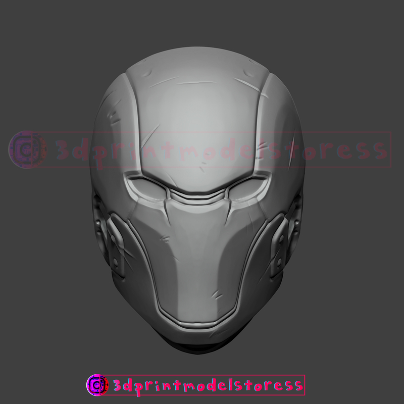 Red Hood Helmet - Red Hood Injustice Cosplay Mask STL File - Pinshape