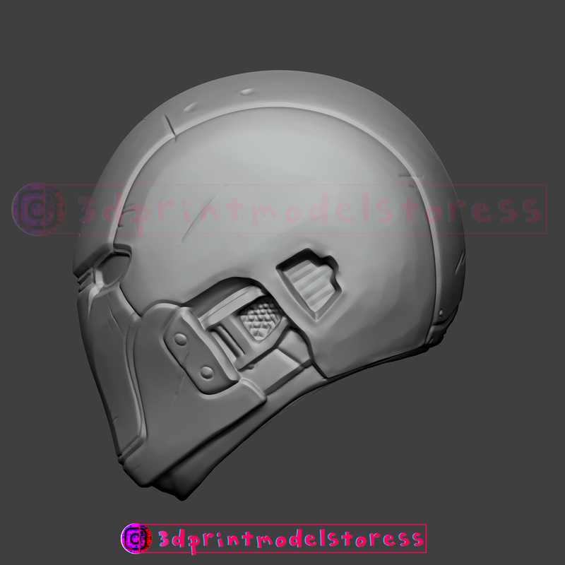 Red Hood Helmet - Red Hood Injustice Cosplay Mask STL File - Pinshape