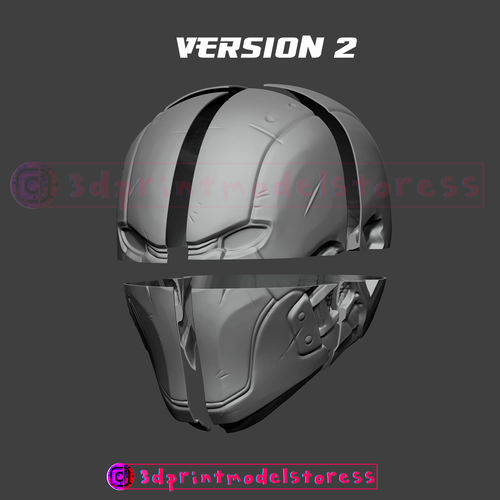 Red Hood Helmet - Red Hood Injustice Cosplay Mask STL File 3D Print 294230