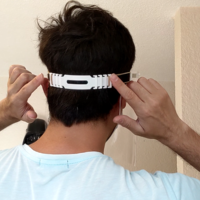 FACE SHIELD FOR SMALLER 3D PRINTERS - 28 PRINTS PER 1KG - Thumbnail 6