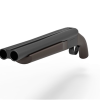 Double Barreled Remington Shotgun - Thumbnail 3