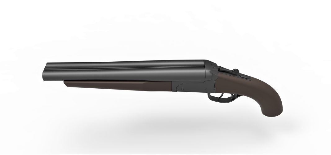 Double Barreled Remington Shotgun 3D Print 294441