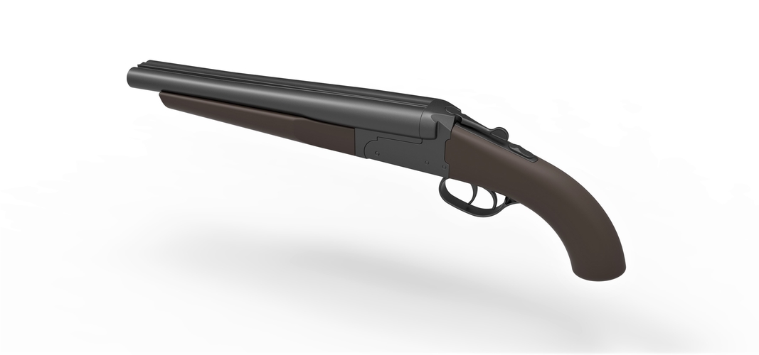 Double Barreled Remington Shotgun 3D Print 294443
