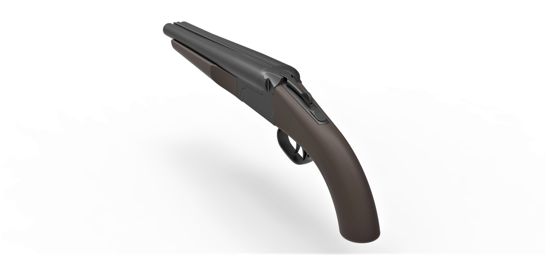 Double Barreled Remington Shotgun 3D Print 294444