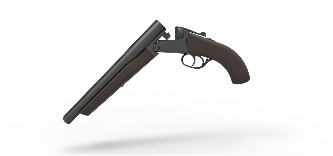 Double Barreled Remington Shotgun 3D Print 294447