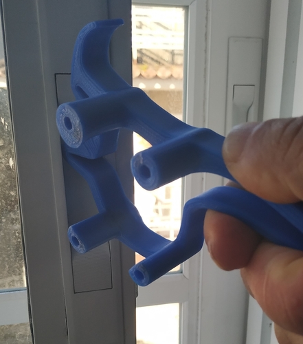X-touch opener with disinfector 3D Print 294475