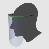 Face Shield 'altered swede' - Thumbnail 1