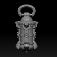 Stylized Medieval Fantasy Lamp - Thumbnail 1