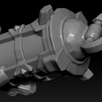 Stylized Medieval Fantasy Lamp - Thumbnail 8