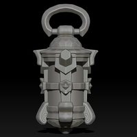 Small Stylized Medieval Fantasy Lamp 3D Printing 294525