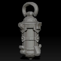 Stylized Medieval Fantasy Lamp - Thumbnail 10